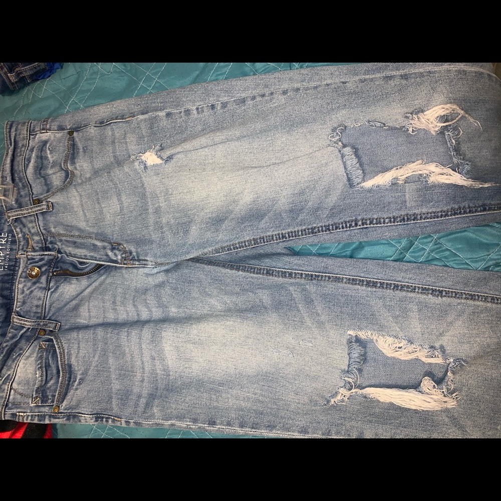 Blue Distressed Jeans